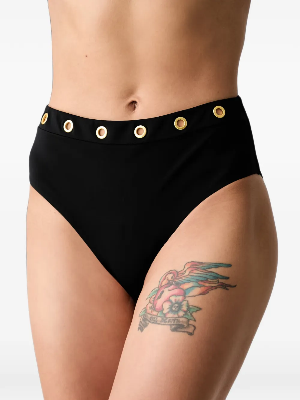 Chantelle Sicilia Bikinishorts mit Ösen - Schwarz