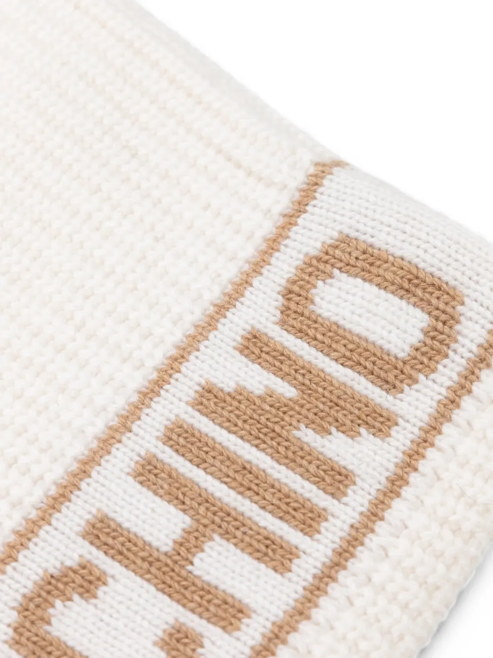 Moschino Bivakmuts verfraaid met logo Beige