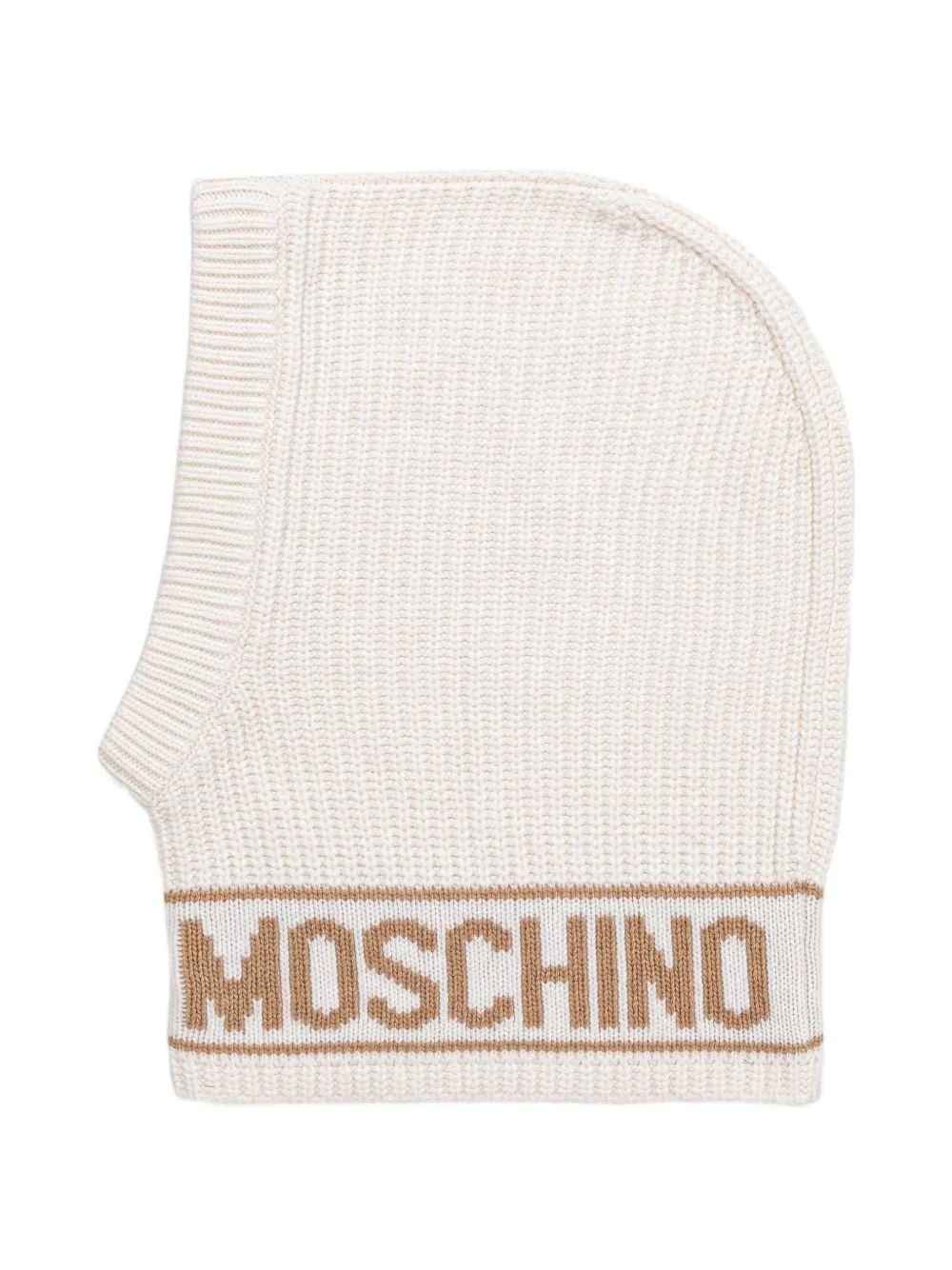 Moschino logo-embellishment balaclava · One Size