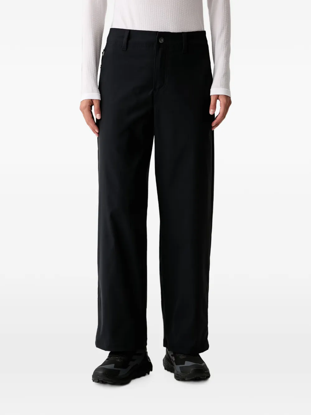 Columbia Roc Tech Logo-patch Trousers In Black