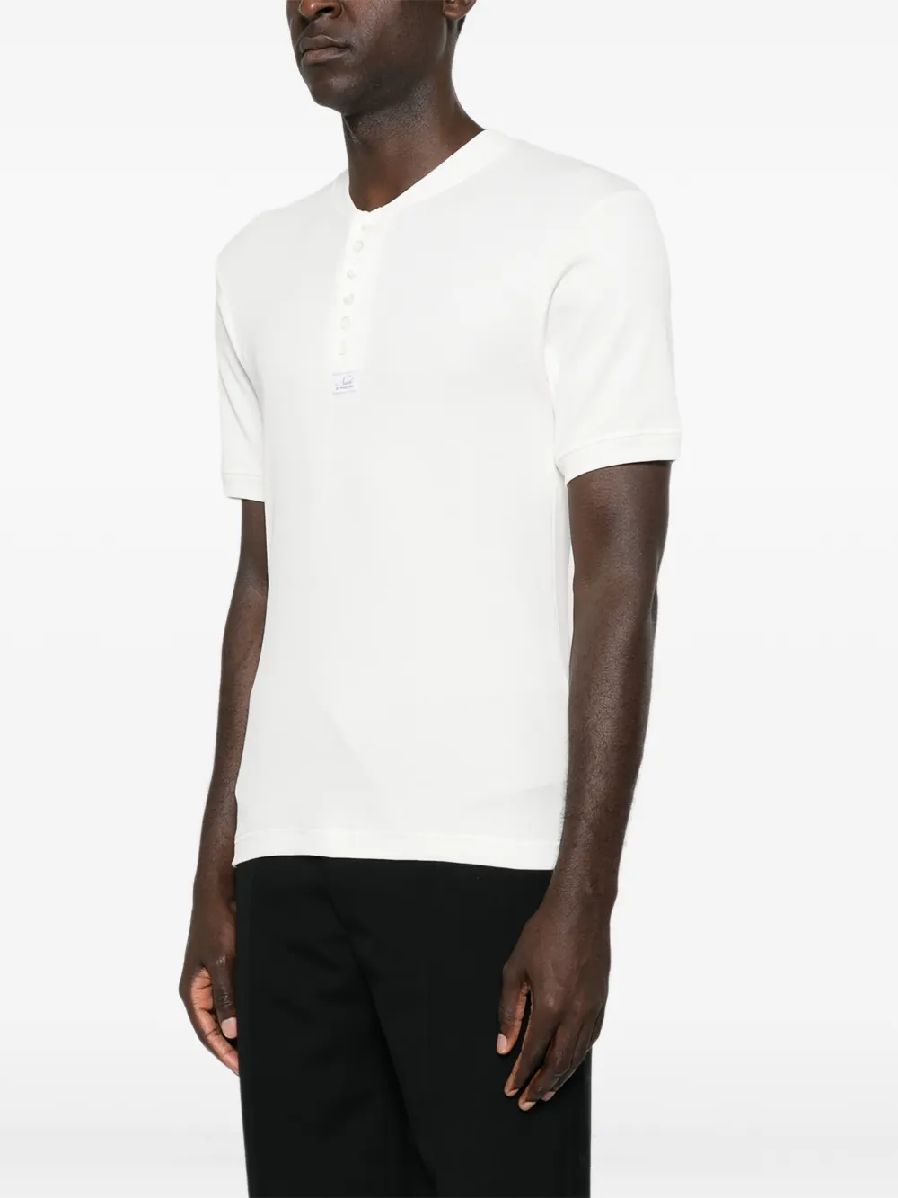 Magliano Nudo Serafino button-up T-shirt Wit