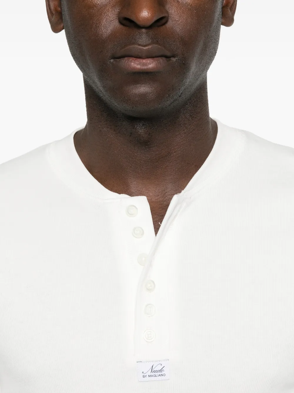 Magliano Nudo Serafino button-up T-shirt Wit
