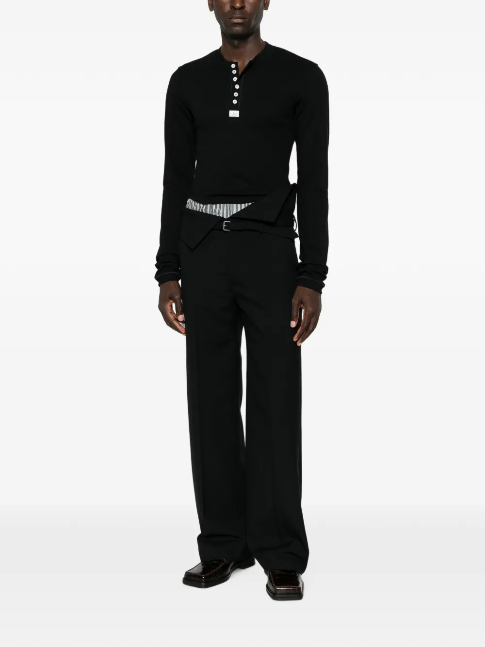 Magliano T-shirt met lange mouwen Zwart