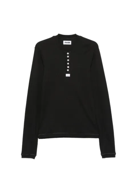 Magliano henley-neck long-sleeve T-shirt