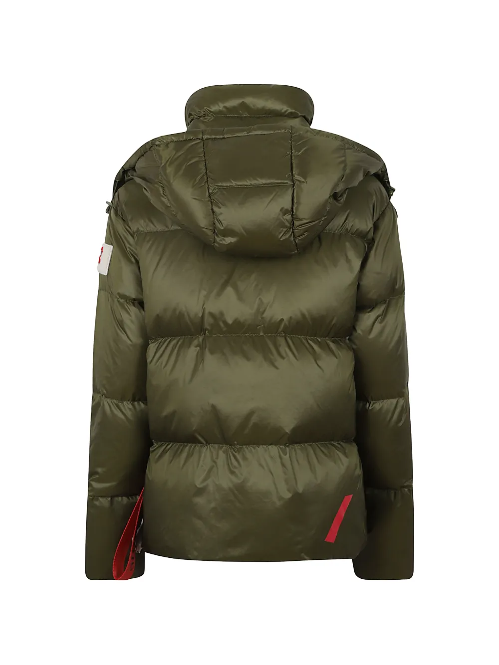 AFTER LABEL Kipnuk quilted hooded jacket Groen