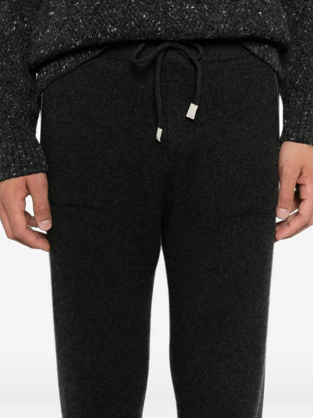 Eleventy drawstring track pants Zwart