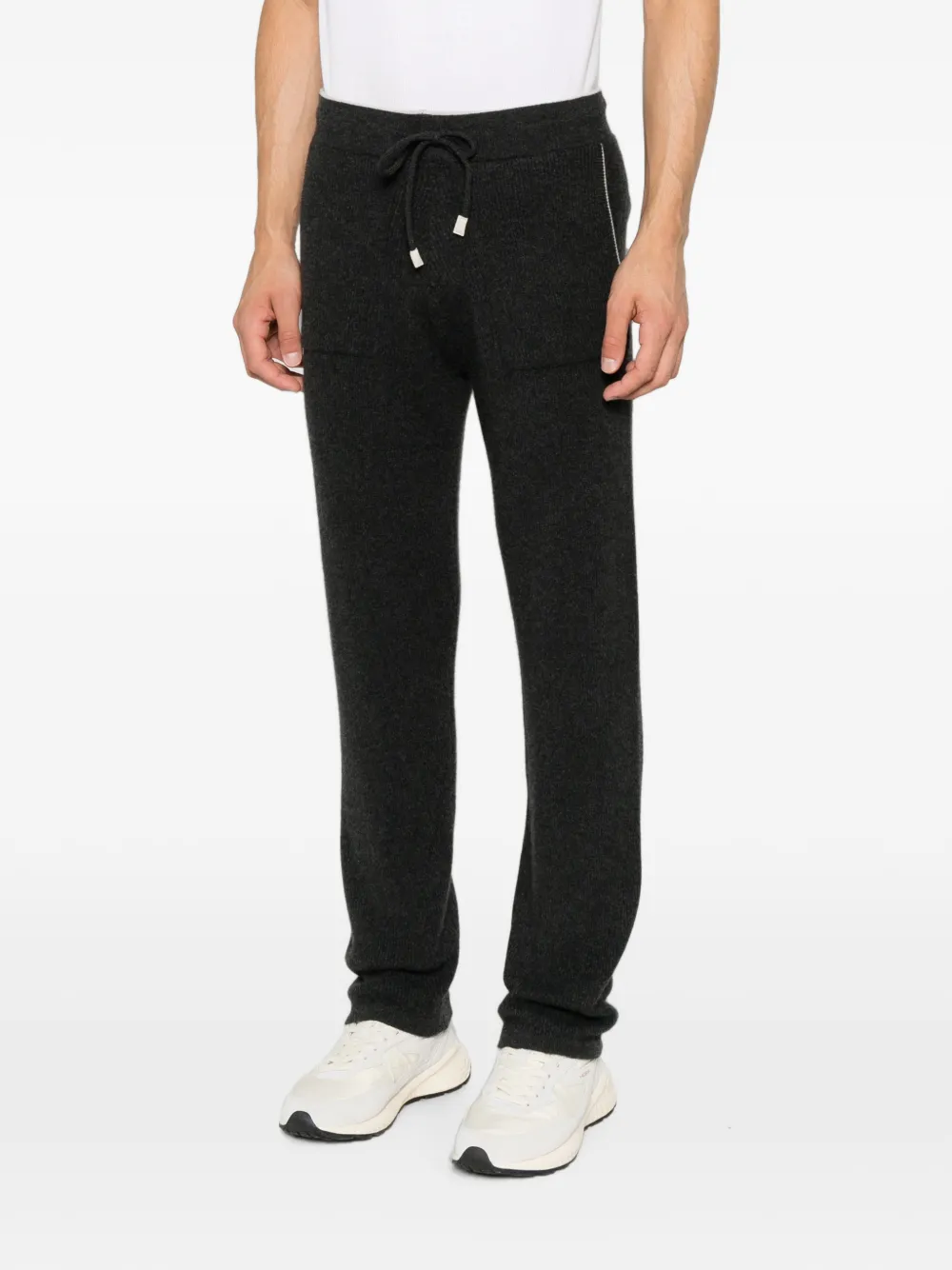 Eleventy drawstring track pants Zwart