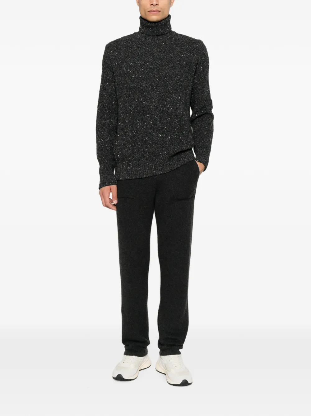 Eleventy drawstring track pants Zwart