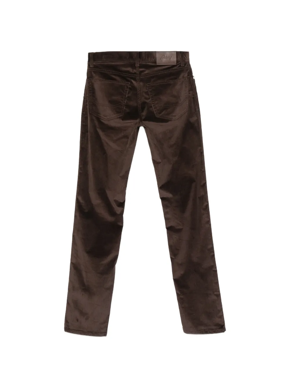 Brioni Meribel ribfluwelen broek Bruin