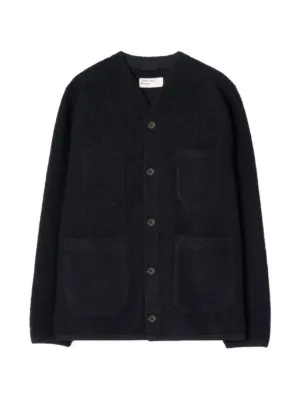 【COMME des GARÇONS SHIRT】20aw Cardigan Comme Des Garçons Shirt Camisa Com Sobreposição De Cardigan | Azul
