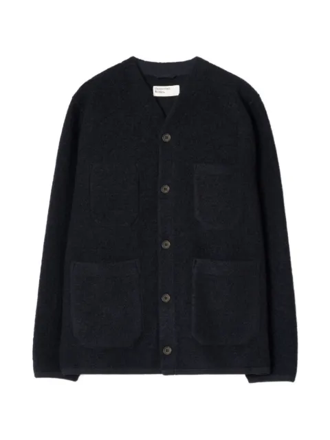 Universal Works button-up fleece cardigan