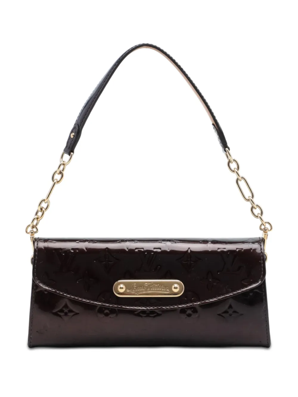 Louis Vuitton Pre-Owned 2010 Monogram Vernis Sunset Boulevard shoulder bag - Viola