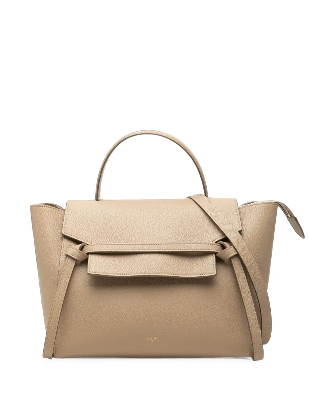 Celine Pre-Owned Borsa a tracolla mini in pelle di vitello pieno fiore 2017 - Toni neutri