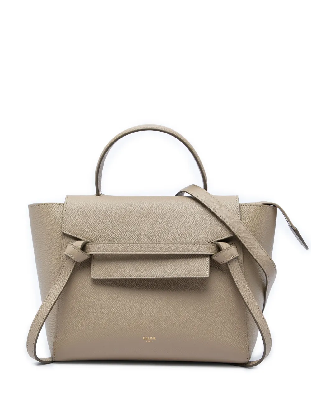 Celine Pre-Owned 2019 Micro Grained Calfskin Belt Bag satchel - Toni neutri