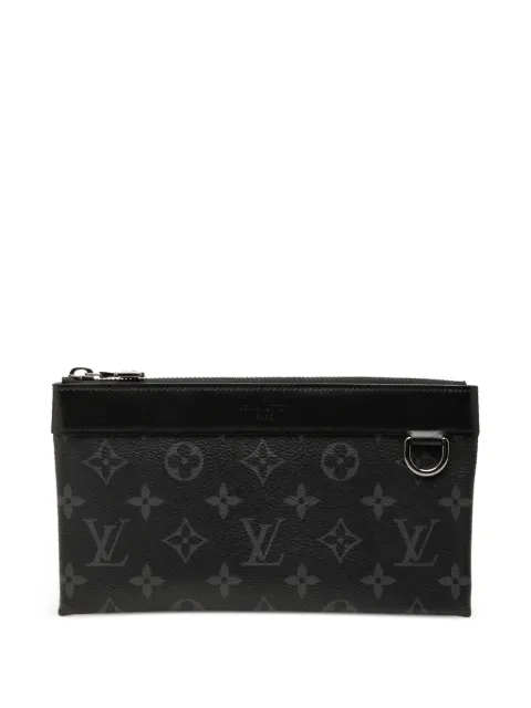 Louis Vuitton Pre-Owned 2019 Monogram Eclipse Pochette Discovery PM clutch bag