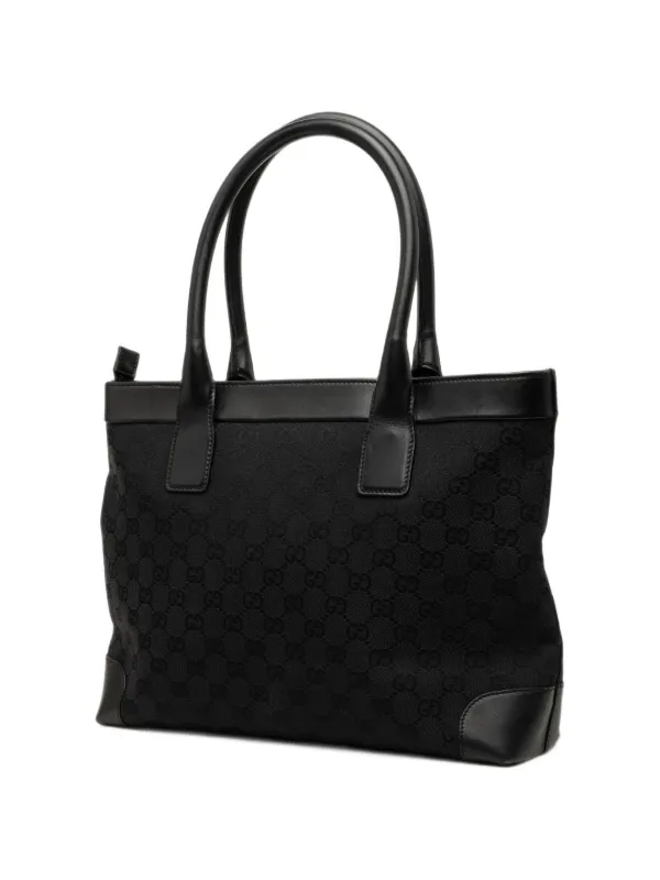 Gucci Pre-Owned 2000-2015 GGキャンバス トートバッグ | ブラック