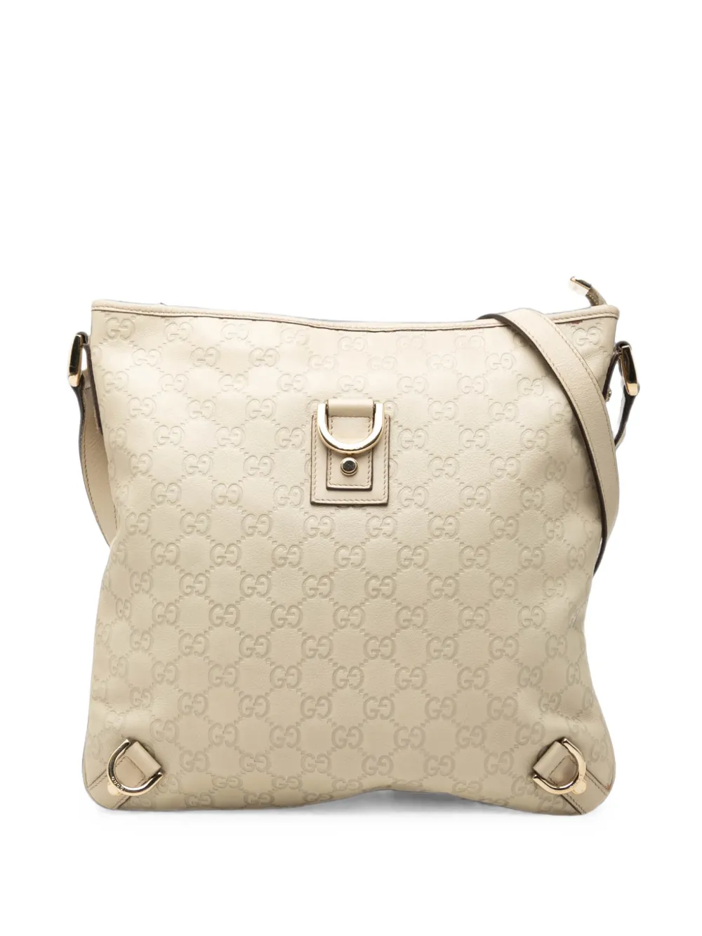 Gucci Pre-Owned 2000-2013 Guccissima Abbey D Ring crossbody bag - Marrone
