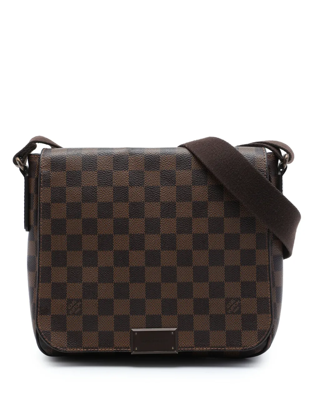 Louis Vuitton Pre-Owned 2015 Damier Ebene District PM crossbody bag - Braun