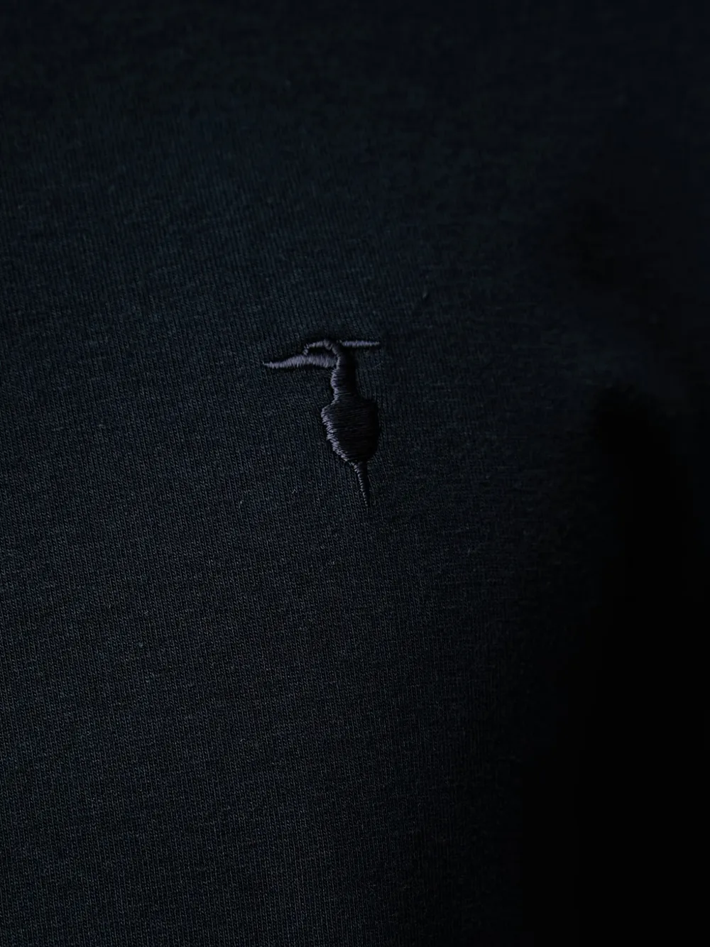 Trussardi T-shirt met geborduurd logo Zwart