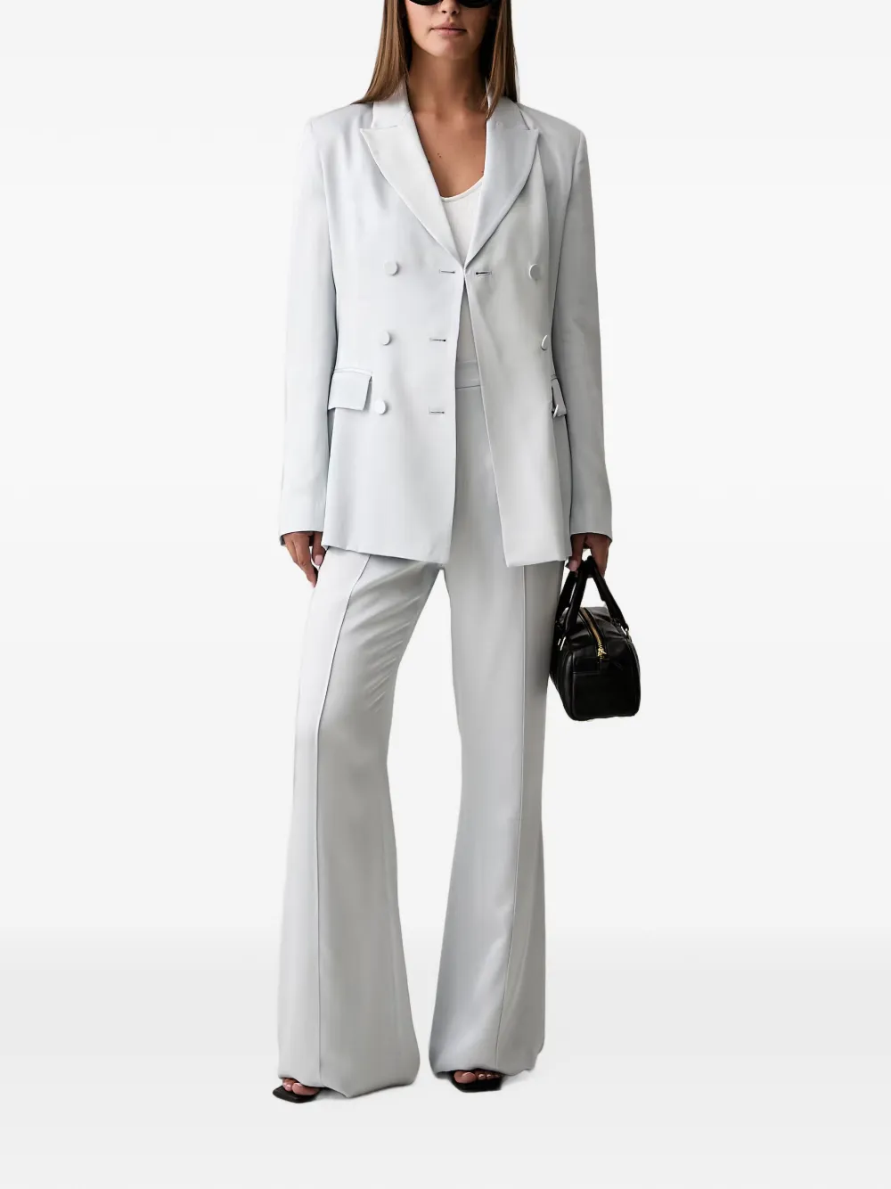 Trussardi Blazer met dubbele rij knopen Blauw