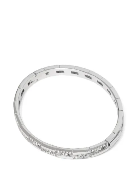 Trussardi crystal-embellished cut-out bracelet