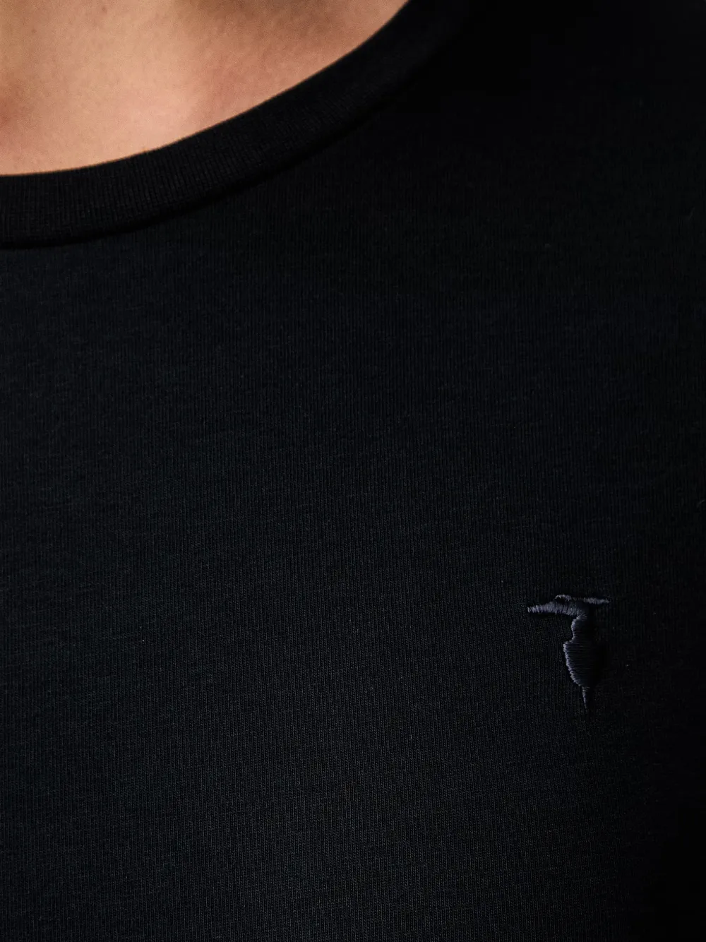 Trussardi T-shirt met geborduurd logo Blauw