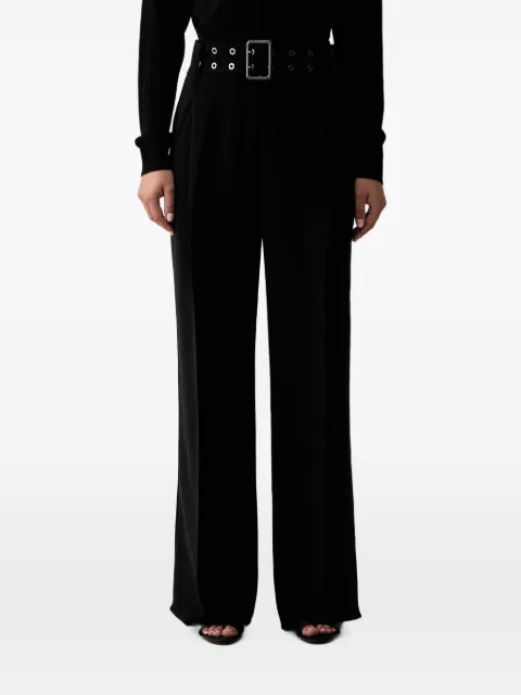 Trussardi belted wide-leg trousers