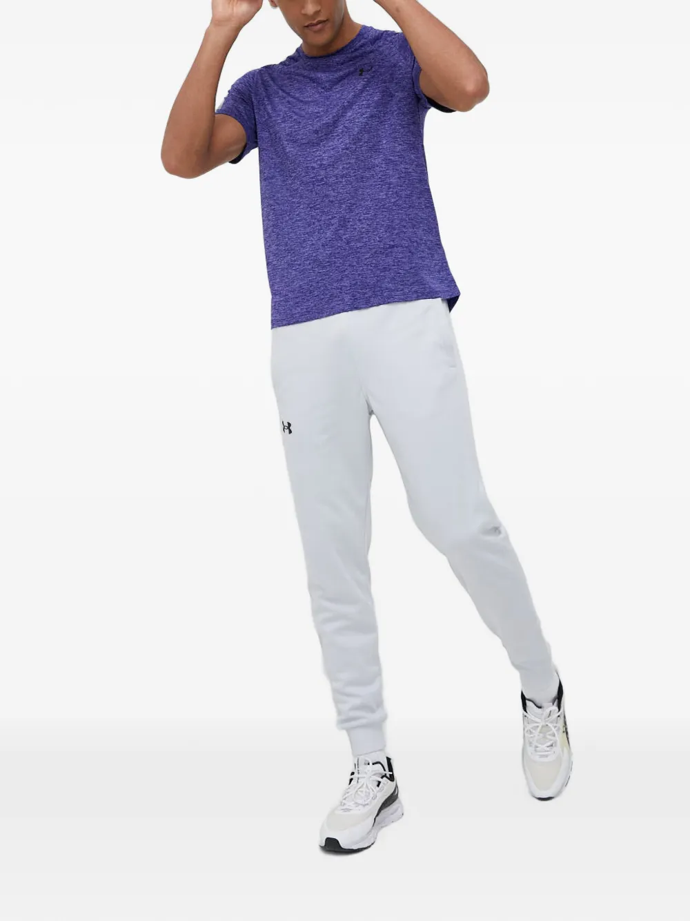 Under Armour Trainingsbroek met logoprint Wit