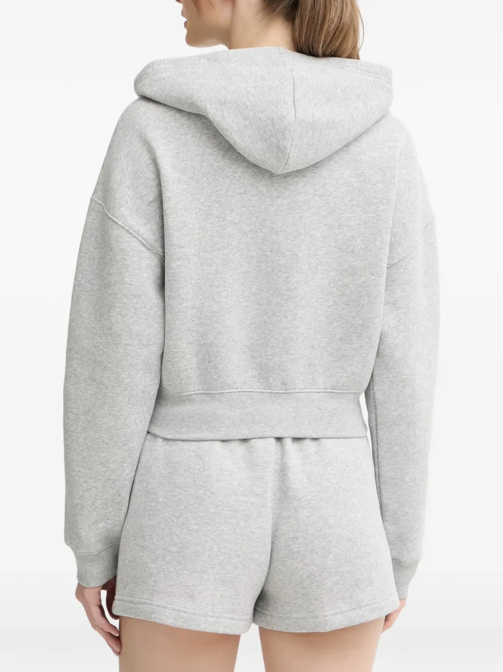 Under Armour Hoodie met logoprint en rits Grijs