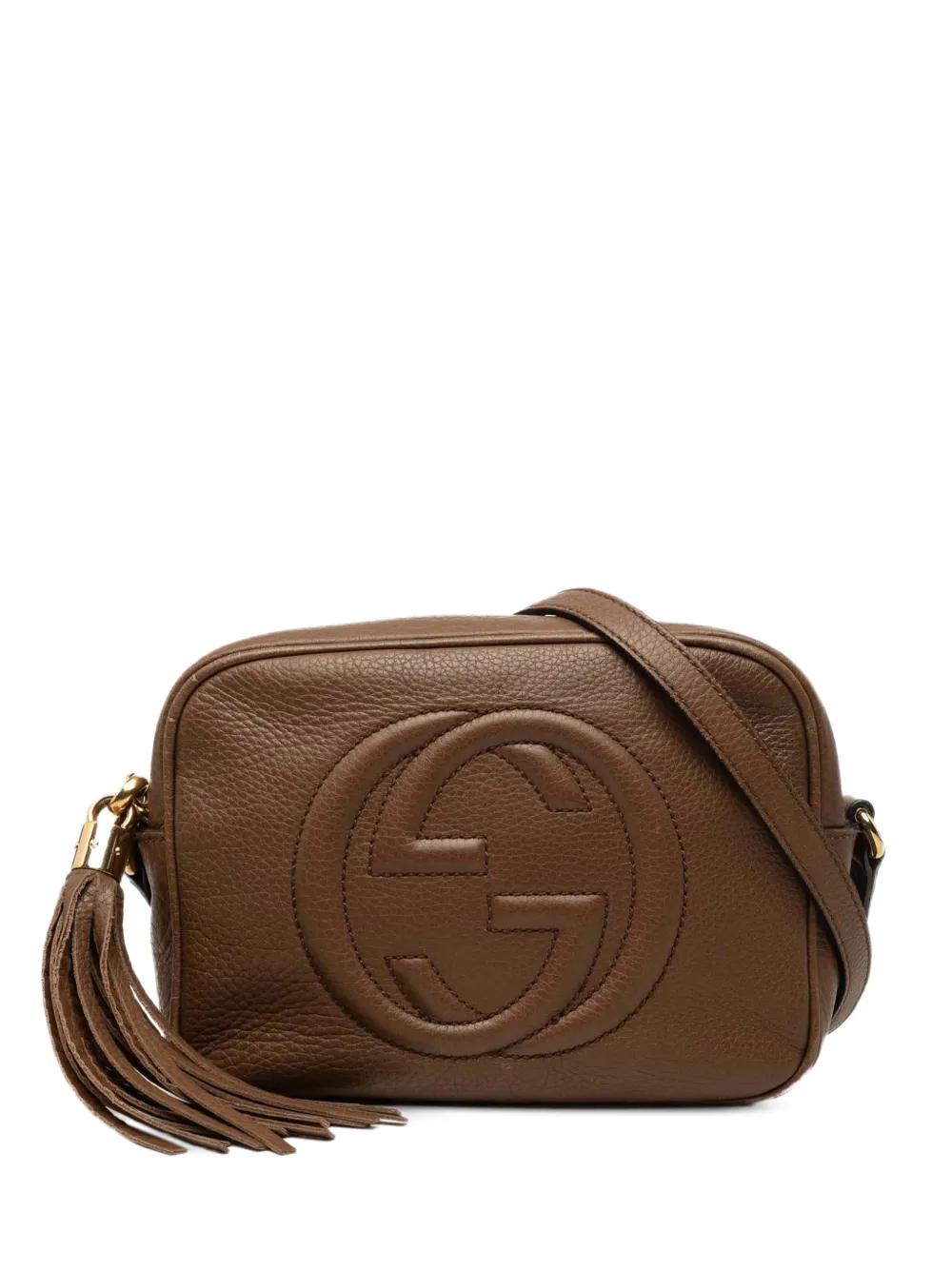 Gucci Pre-Owned Borsa a tracolla Soho Disco piccola in pelle di vitello 2000-2015 - Marrone