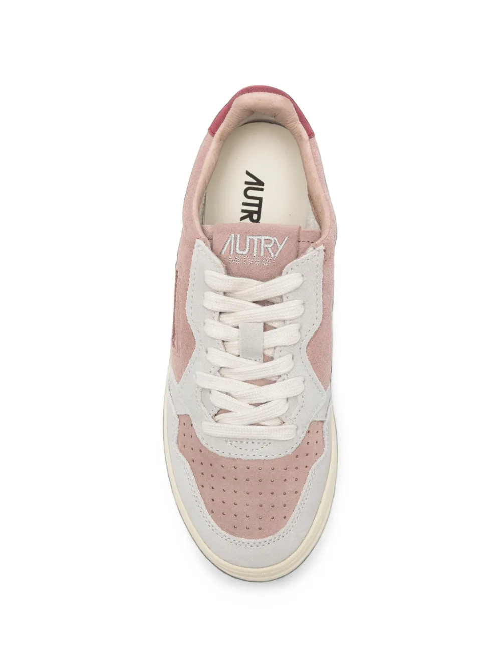 Autry Medalist Low suede sneakers Roze