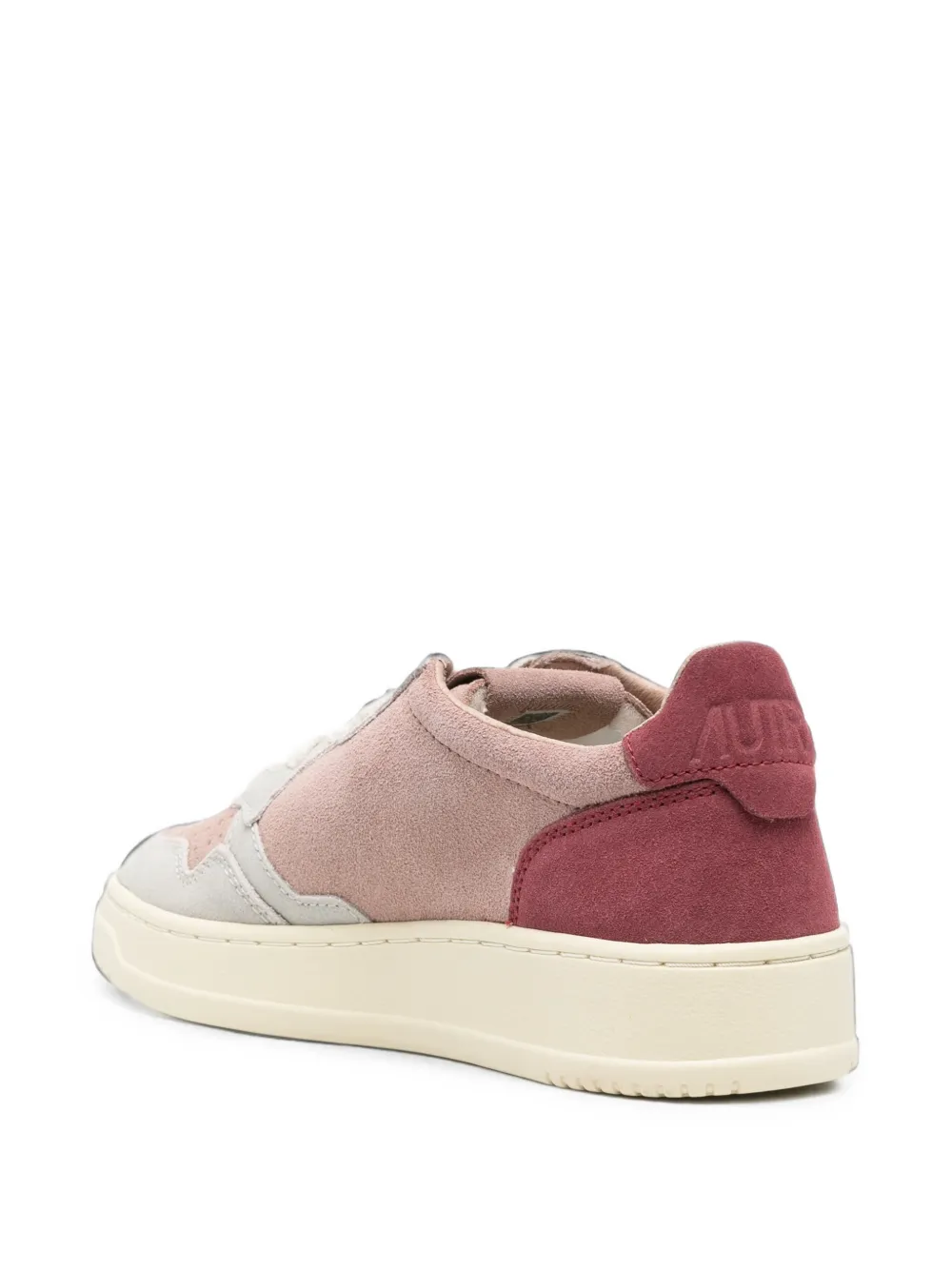 Autry Medalist Low suede sneakers Roze