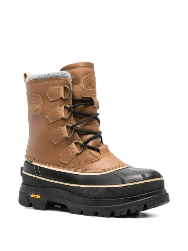SOREL 防水スノーブーツ ブラウン/ブラック SOREL Caribou Horizon GTX ブーツ | ブラウン | FARFETCH JP