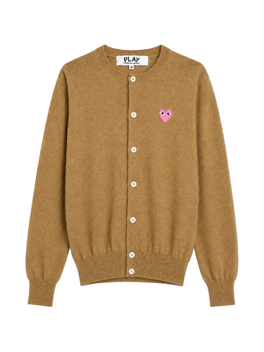Comme Des Garçons Play Vest met hartpatch Bruin