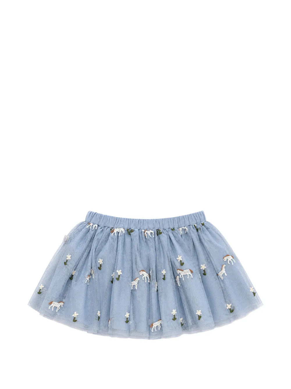 Stella McCartney Kids embroidered tutu skirt - Blu