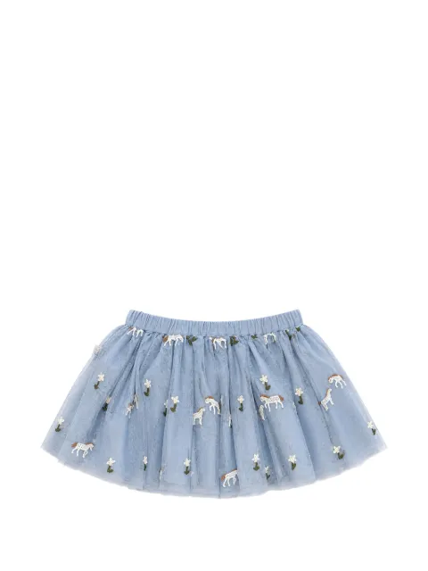 Stella McCartney Kids embroidered tutu skirt