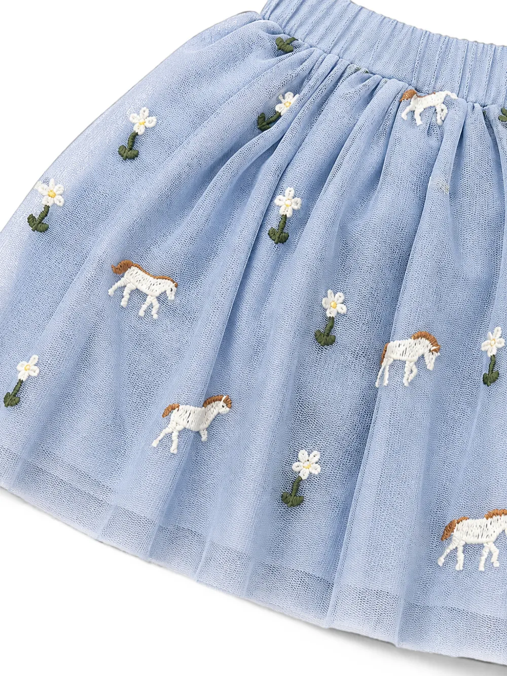Stella McCartney Kids Tutu met borduurwerk Blauw