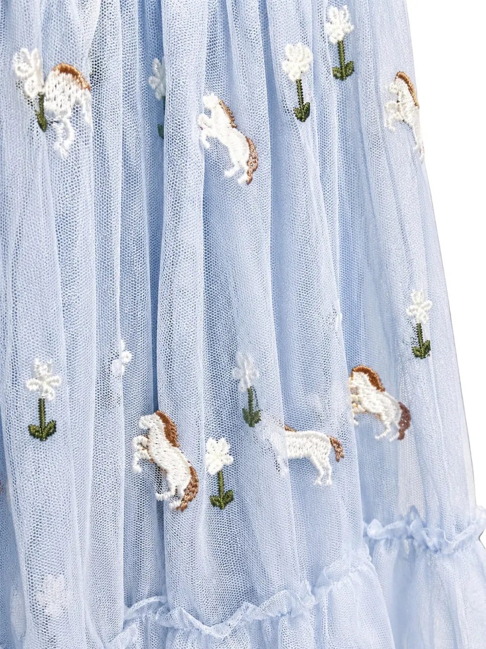 Stella McCartney Kids Tutu met borduurwerk Blauw