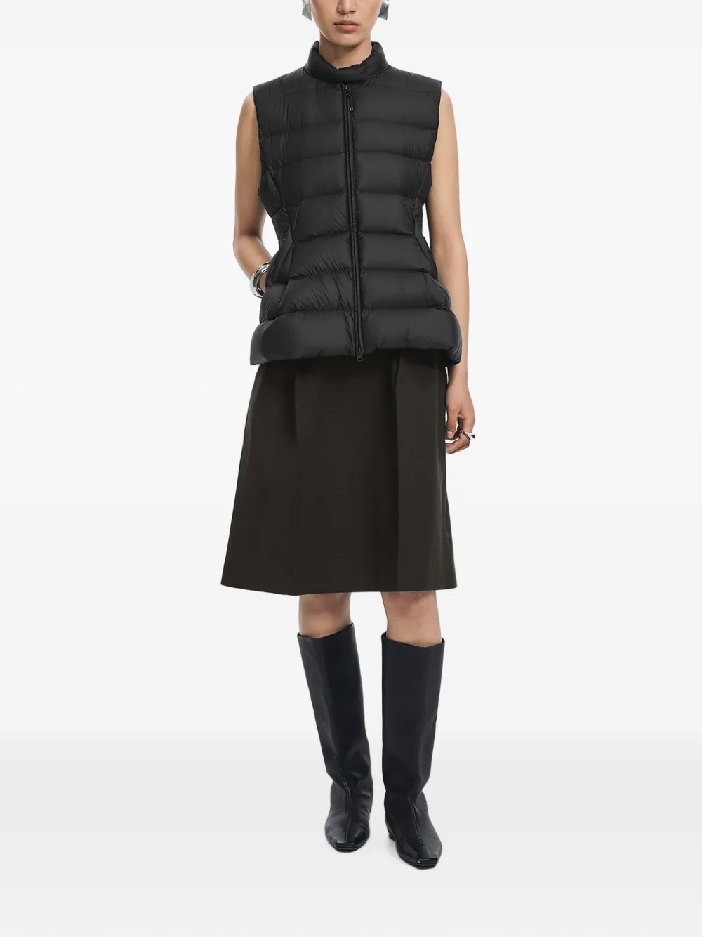 JNBY Bodywarmer met hoge hals Zwart