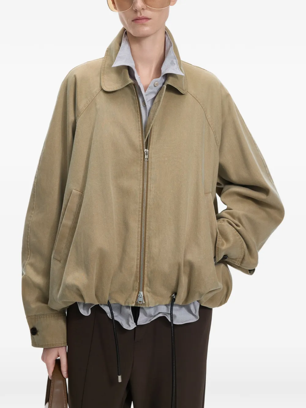 JNBY Denim jack met raglan mouwen Beige