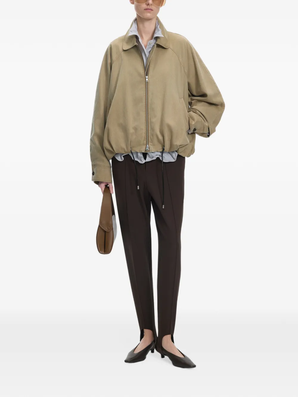 JNBY Denim jack met raglan mouwen Beige