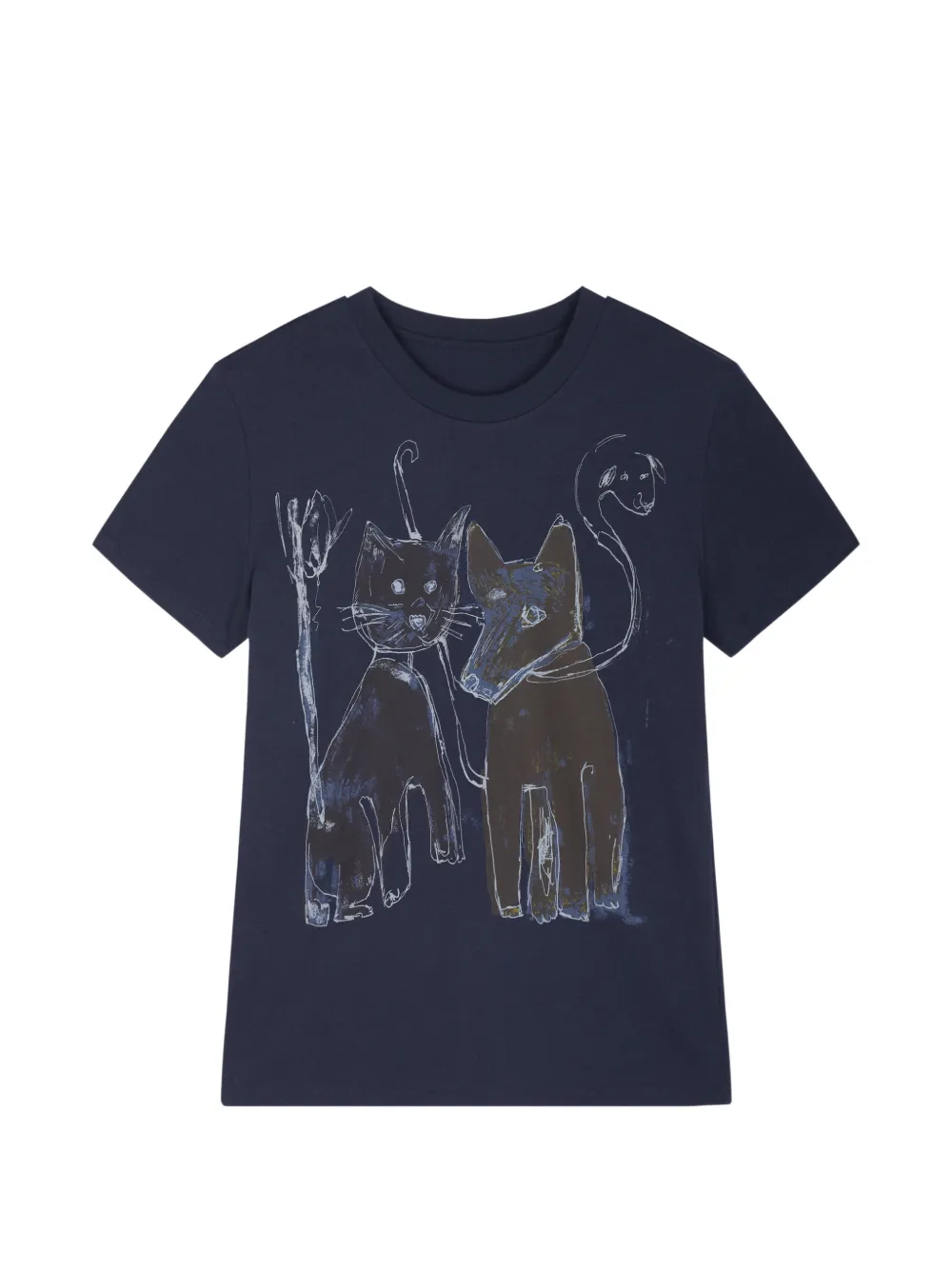 Jnby Graphic-print T-shirt In Blue