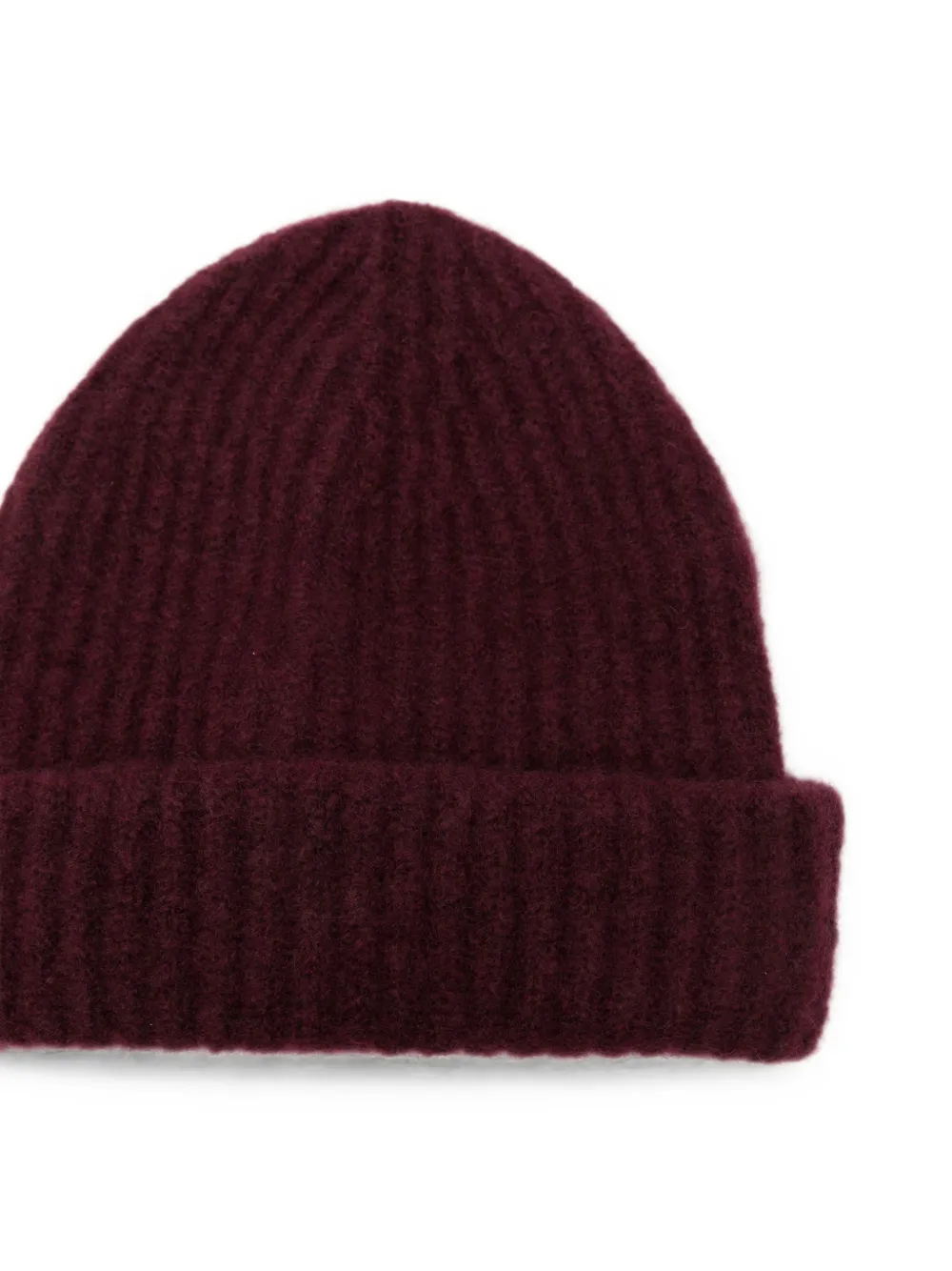 Roberto Collina ribbed-knit beanie hat Rood