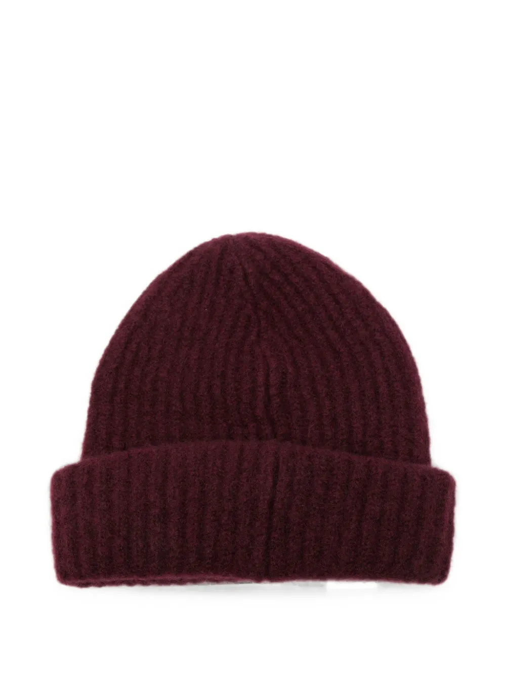 Roberto Collina ribbed-knit beanie hat Rood