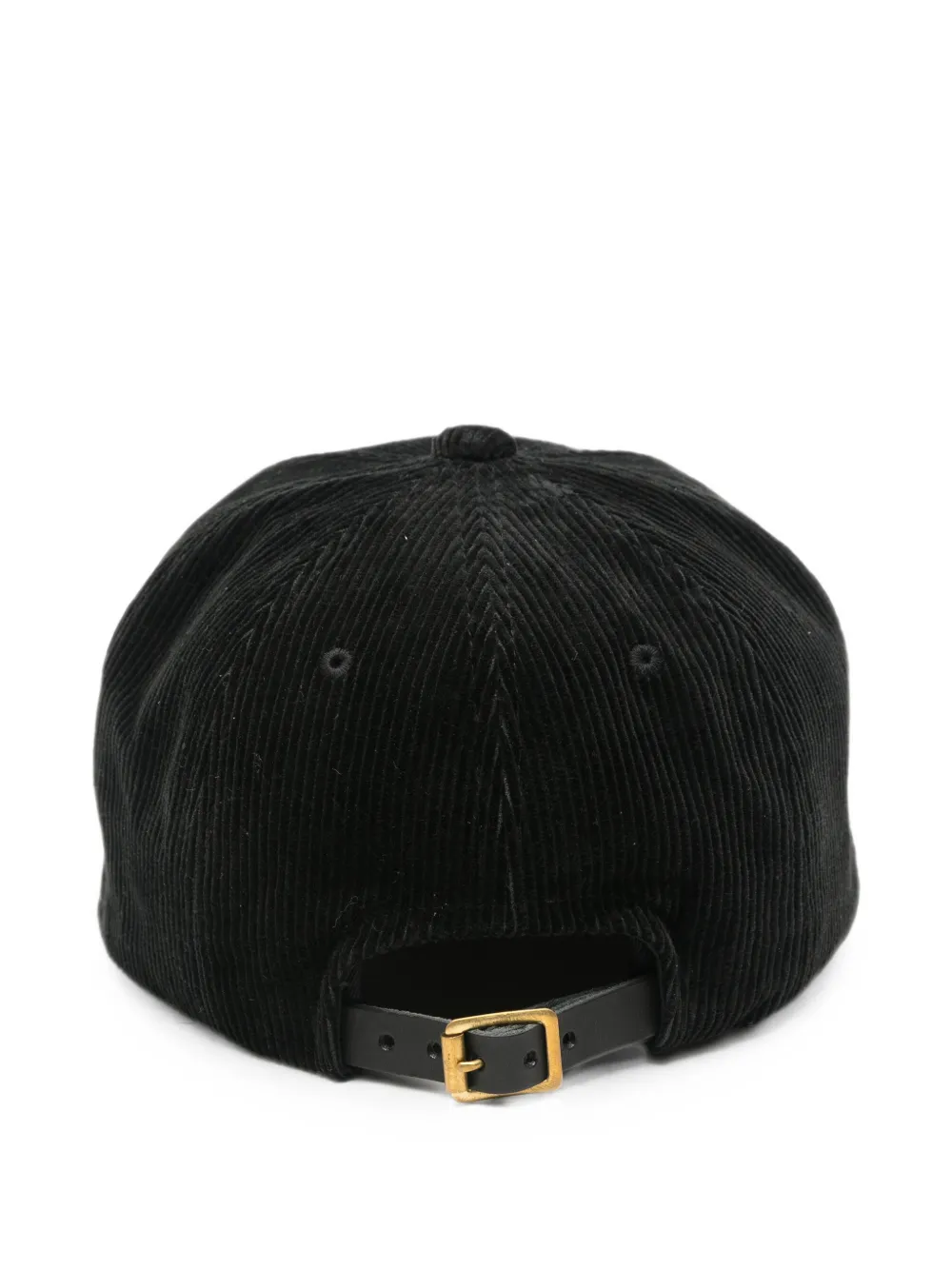 visvim Excelsior II corduroy baseball cap Zwart