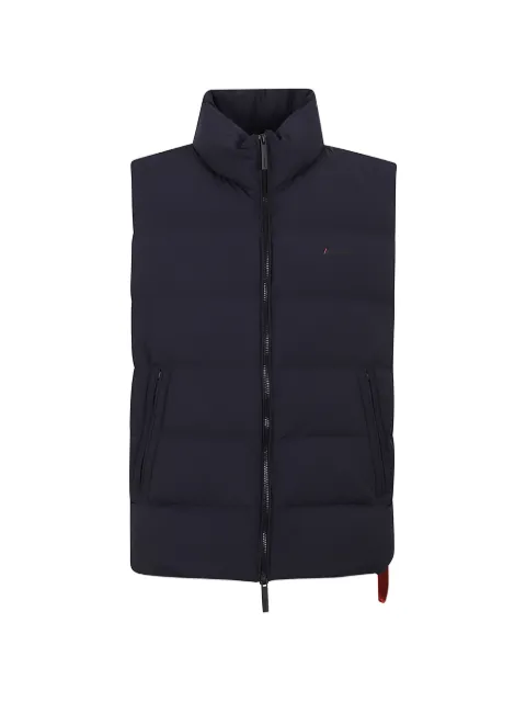 AFTER LABEL quilted zip-up gilet