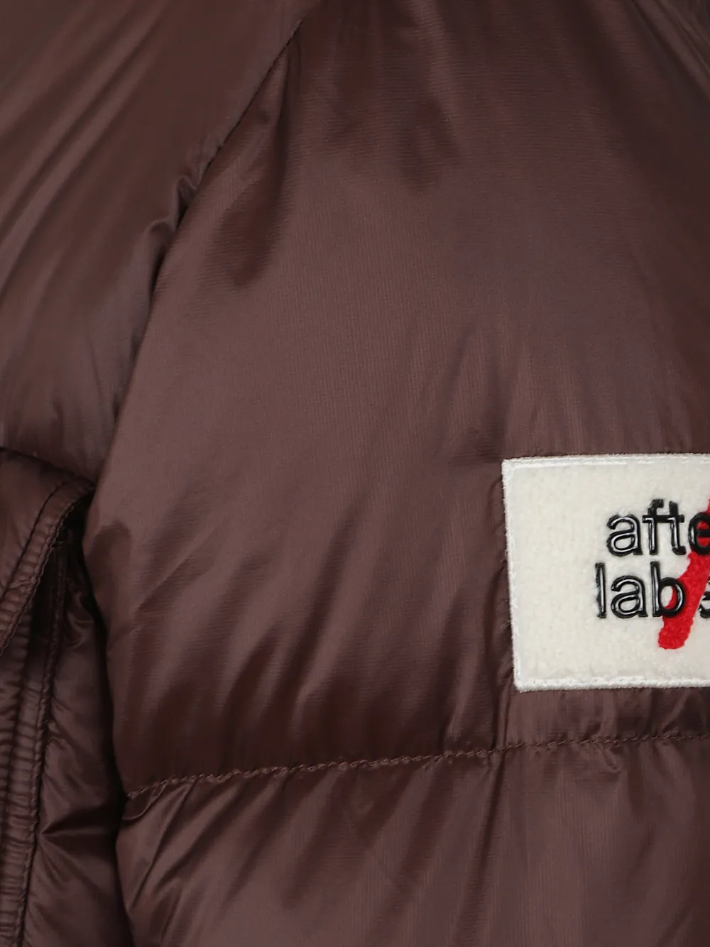 AFTER LABEL quilted hooded jacket Bruin