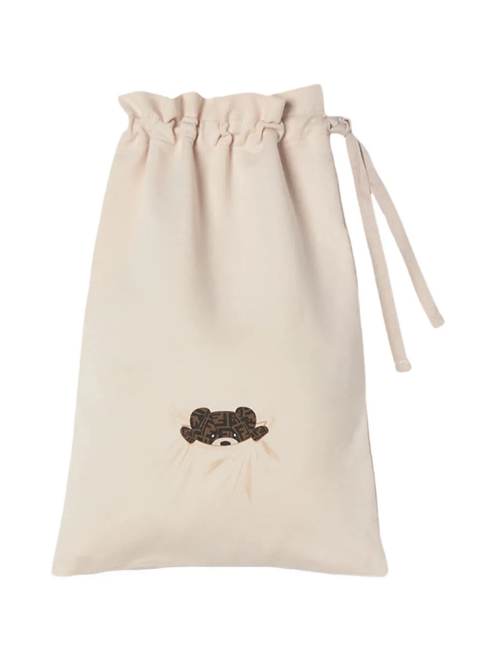 Fendi Kids Pyjama met beerprint Beige