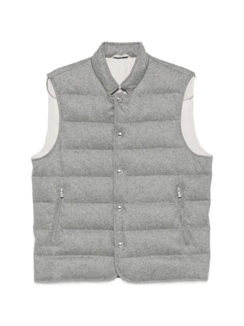 Eleventy quilted high-neck gilet