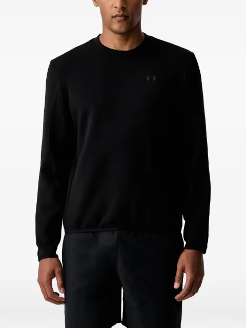 Under Armour Unstoppable logo-print long-sleeved fleece T-shirt